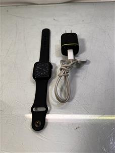 Apple Watch Series 7 45mm GPS LTE Midnight Case Black Sport Band MKJ73LL/A  194252571125